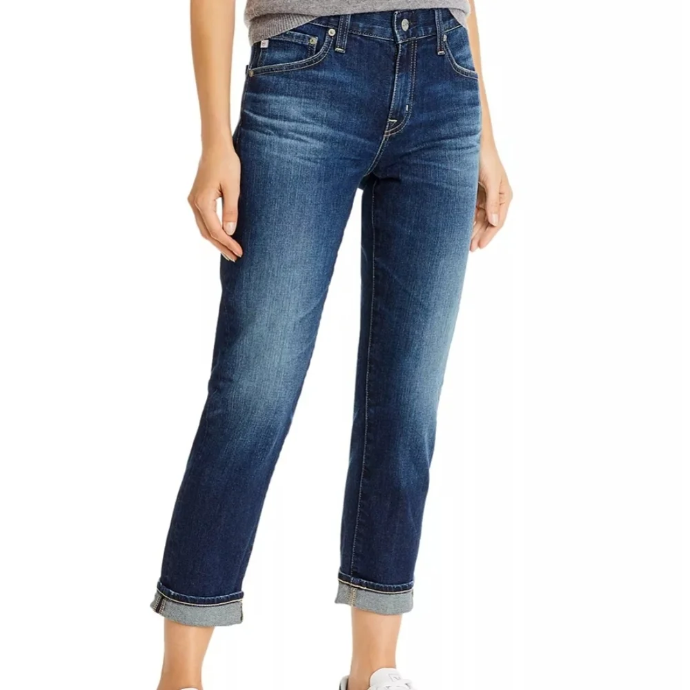 AG Goldschmied Ex-boyfriend Slim Crop Jeans Size 28 R - Picture 5 of 15
